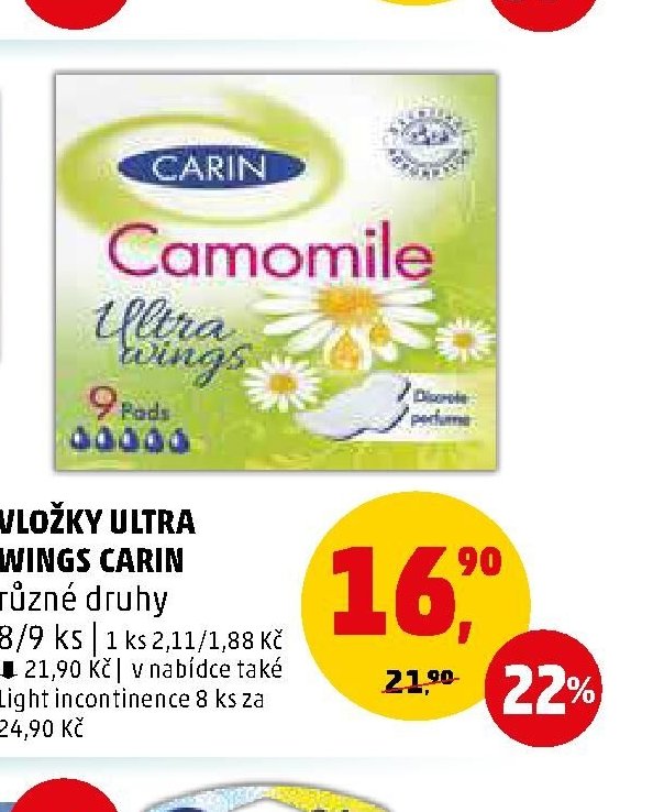VLOŽKY ULTRA WINGS CARIN
