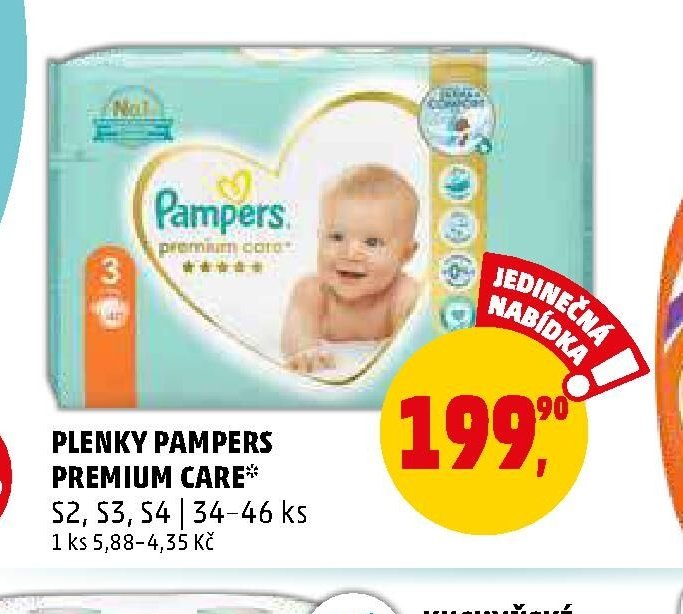 Plenky Pampers Premium Care