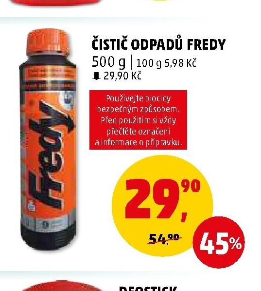 Čistič odpadů Fredy 500 g