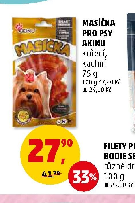 MASÍČKA PRO PSY AKINU