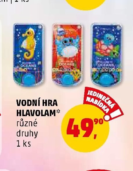 Vodní hra hlavolam