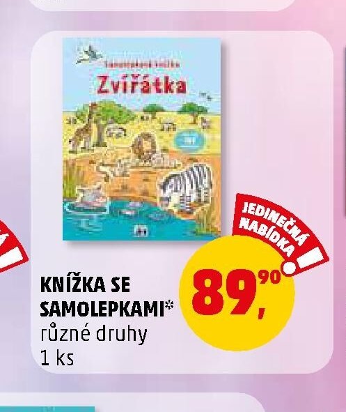 Knížka se samolepkami
