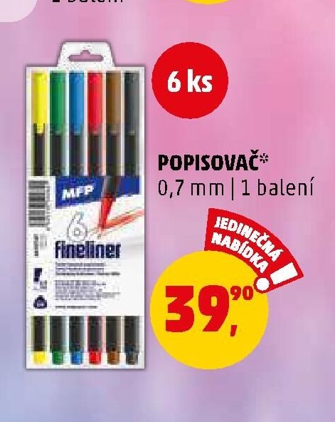 Popisovač 0,7 mm