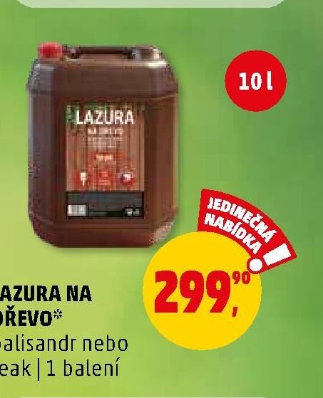 LAZURA NA DŘEVO