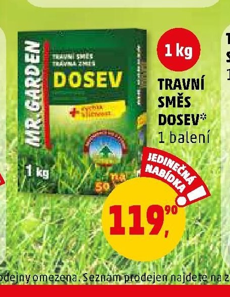 TRAVNÍ SMĚS DOSEV