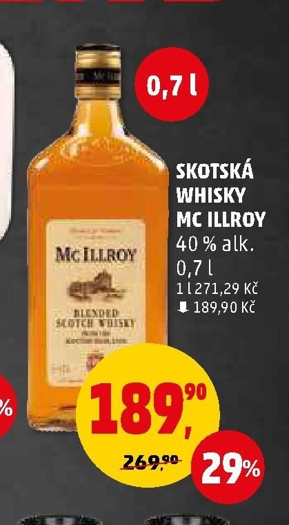 Skotská whisky Mc Illroy