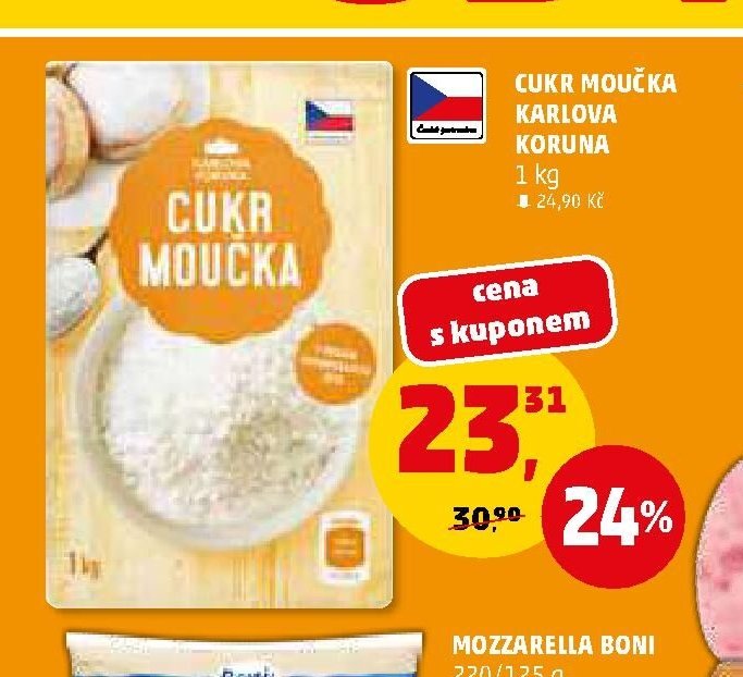 Cukr moučka Karlova Koruna