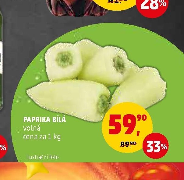 PAPRIKA BÍLÁ volná