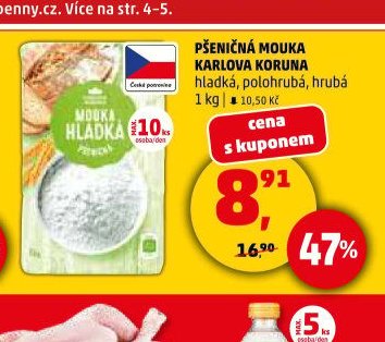 Pšeničná mouka Karlova Koruna