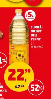 Slunečnicový olej Penny