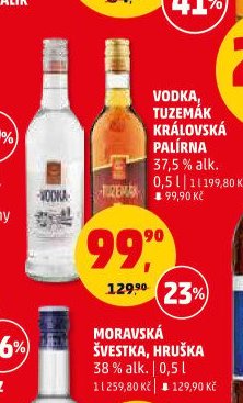 Vodka, Tuzemák Královská Palírna