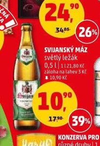 Svijanský máz světlý ležák