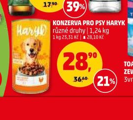 Konzerva pro psy Haryk