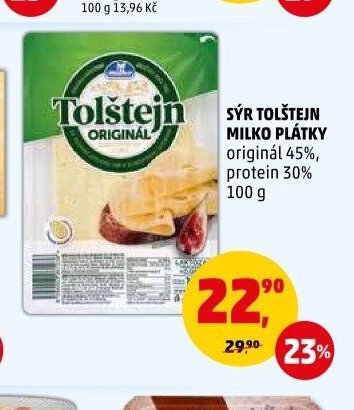 SÝR TOLŠTEJN MILKO PLÁTKY