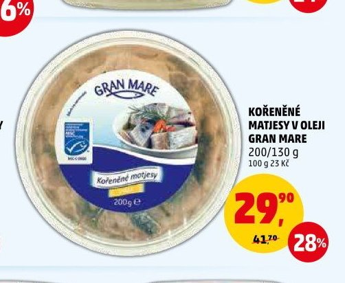 KOŘENĚNÉ MATJESY V OLEJI GRAN MARE