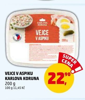 VEJCE V ASPIKU KARLOVA KORUNA