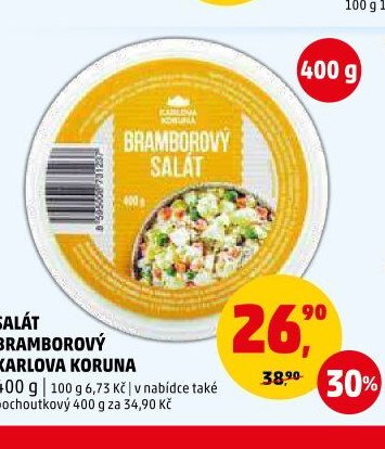 SALÁT BRAMBOROVÝ KARLOVA KORUNA