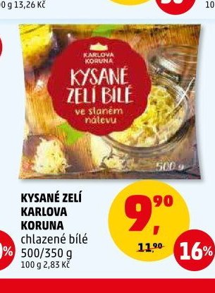 KYSANÉ ZELÍ KARLOVA KORUNA chlazené bílé