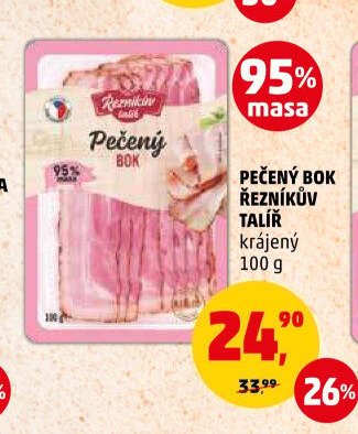PEČENÝ BOK ŘEZNÍKŮV TALÍŘ krájený 100 g