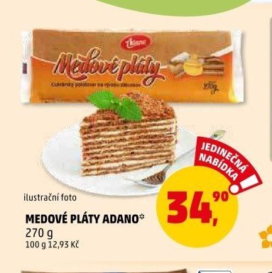 Medové pláty Adano