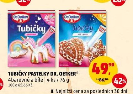 TUBIČKY PASTELKY DR. OETKER