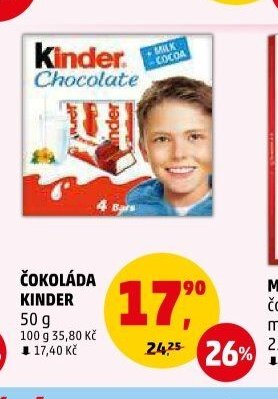 Čokoláda Kinder 50 g