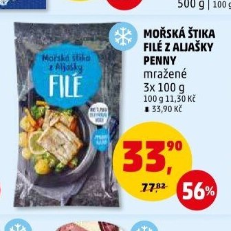 MOŘSKÁ ŠTIKA FILÉ Z ALJAŠKY PENNY