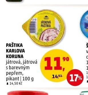 PAŠTIKA KARLOVA KORUNA