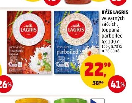 RÝŽE LAGRIS ve varných sáčcích
