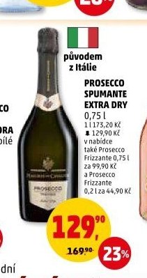 Prosecco Spumante Extra Dry 0,75 l