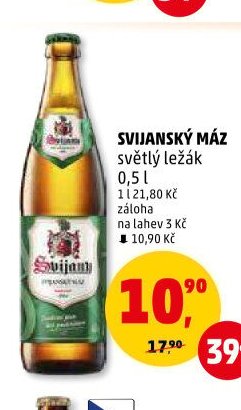 SVIJANSKÝ MÁZ světlý ležák | 0,5 l