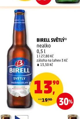 BIRELL SVĚTLÝ nealko | 0,5 l