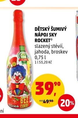 DĚTSKÝ ŠUMIVÝ NÁPOJ SKY ROCKET