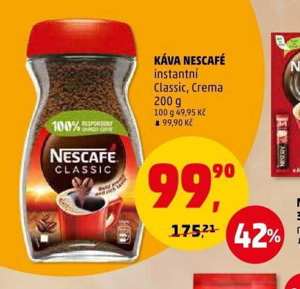 Káva Nescafé instantní Classic, Crema