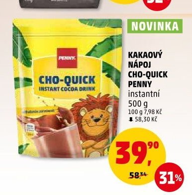 Kakaový nápoj Cho-Quick Penny instantní
