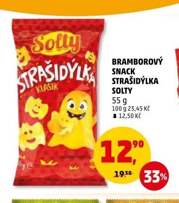 Bramborový snack Strašidýlka Solty