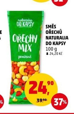 Směs ořechů Naturalia do kapsy