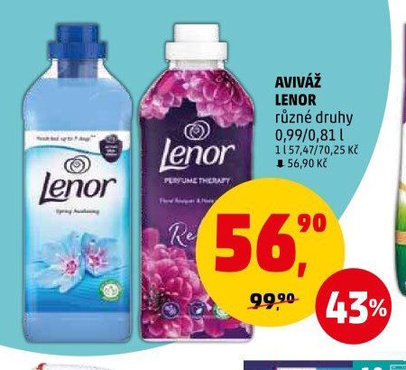 Aviváž Lenor různé druhy