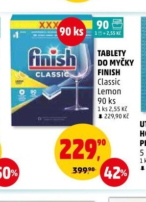 Tablety do myčky Finish Classic Lemon