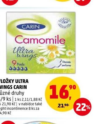 Vložky Ultra Wings Carin