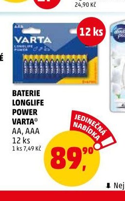 Baterie Longlife Power Varta