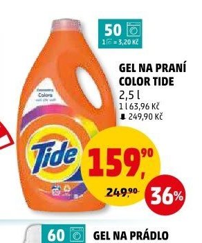 GEL NA PRANÍ COLOR TIDE 2,5 l
