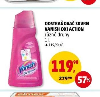 ODSTRAŇOVAČ SKVRN VANISH OXI ACTION 1 l