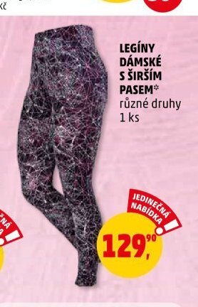 LEGÍNY DÁMSKÉ S ŠIRŠÍM PASEM*