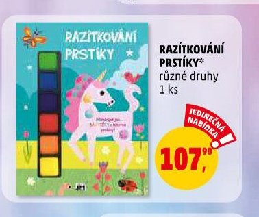 RAZÍTKOVÁNÍ PRSTÍKY