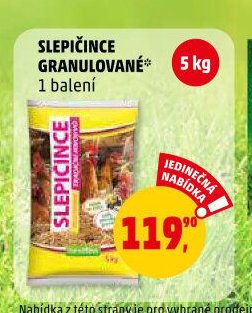 SLEPIČINCE GRANULOVANÉ