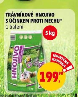 TRÁVNÍKOVÉ HNOJIVO S ÚČINKEM PROTI MECHU