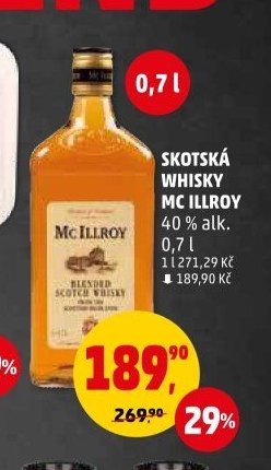 Skotská whisky Mc Illroy