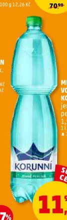 MINERÁLNÍ VODA KORUNNÍ