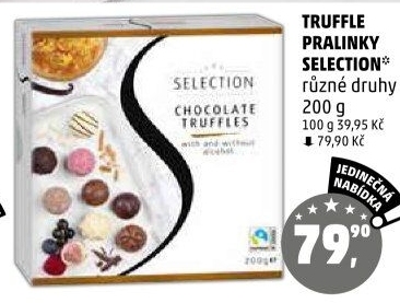 Bonboniéra Pralinky Truffles Selection